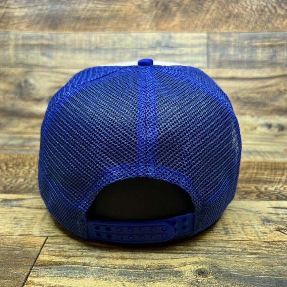 STP Racecar Mens Trucker Hat Blue Snapback Motor Oil Vintage Classic Cap - Picture 4 of 7